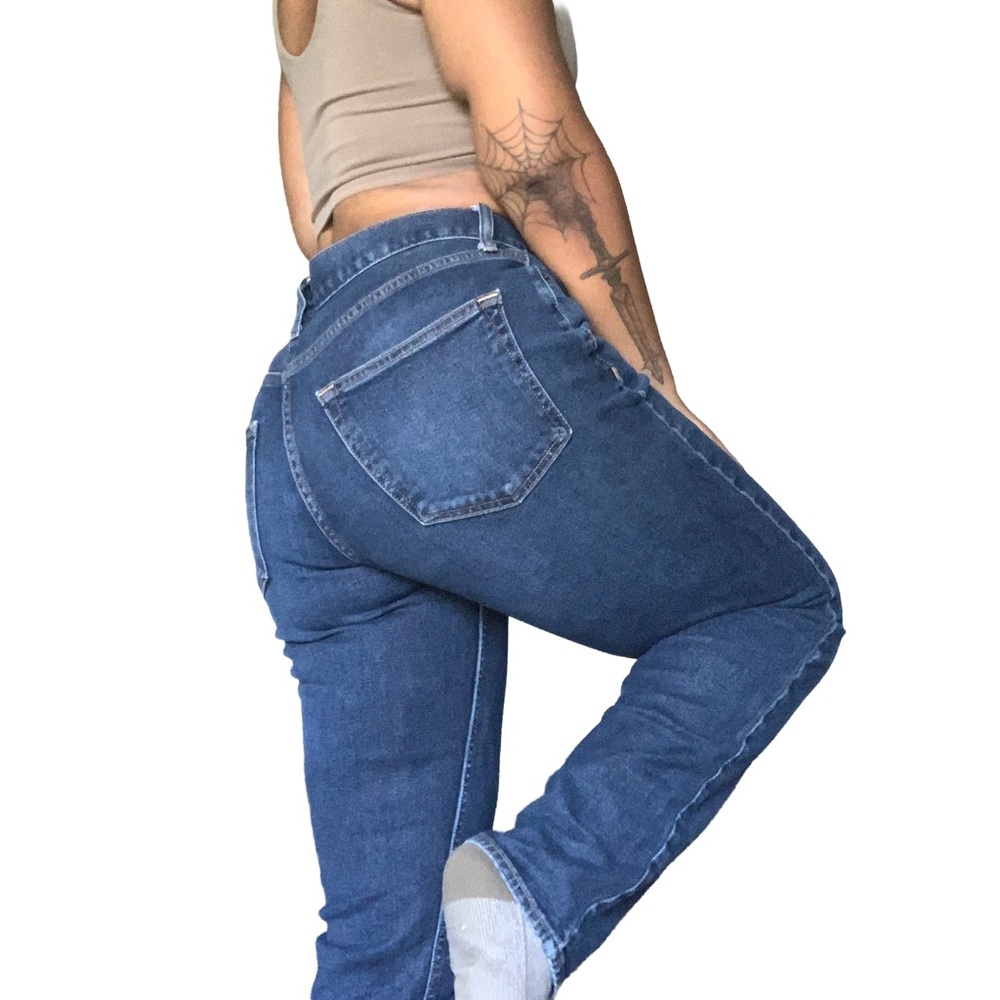 High Rise Blue Jeans - Picture 2 of 2
